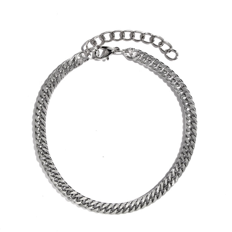 Flatfoosie Stainless Steel Anklet Bracele