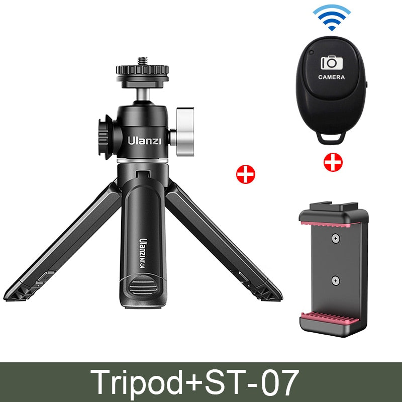 Ulanzi U-Vlog lite Mini Tripod with 360° Ball Head  Tabletop Tripod for Camera iPhone Android Phone