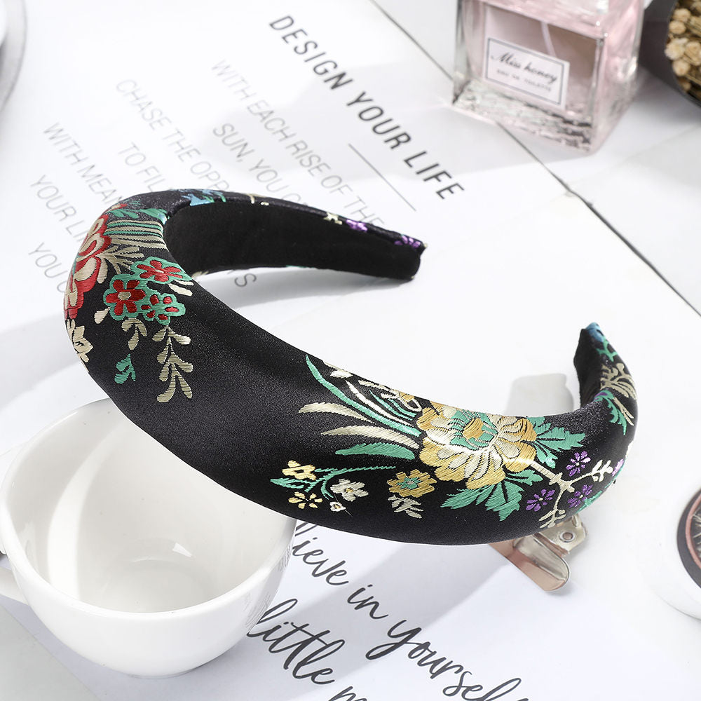 AWAYTR Fashion Pearl Thickening Velvet Headbands