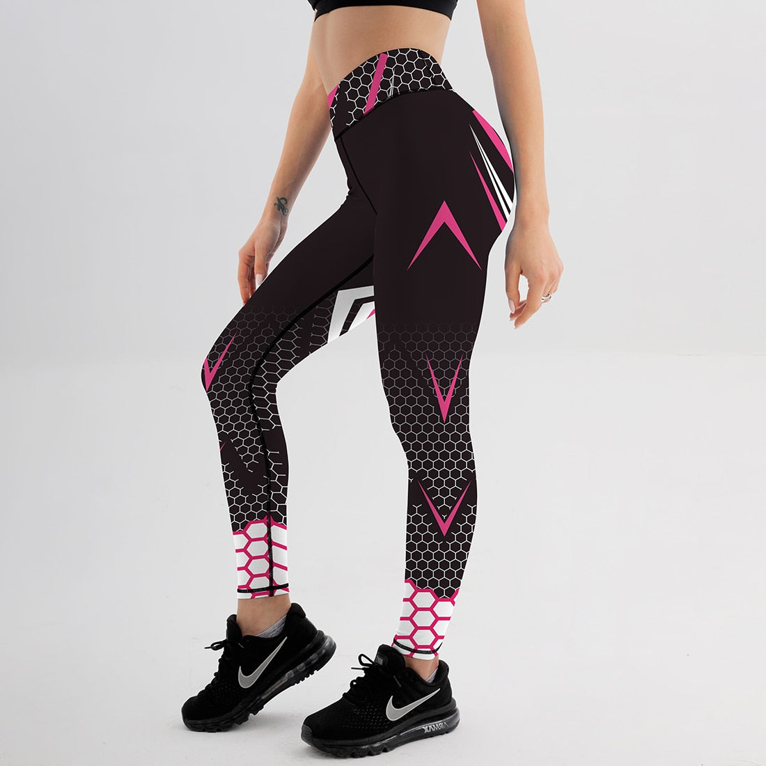 Workout Sporting Elastic Force Breathable Fitness Leggings