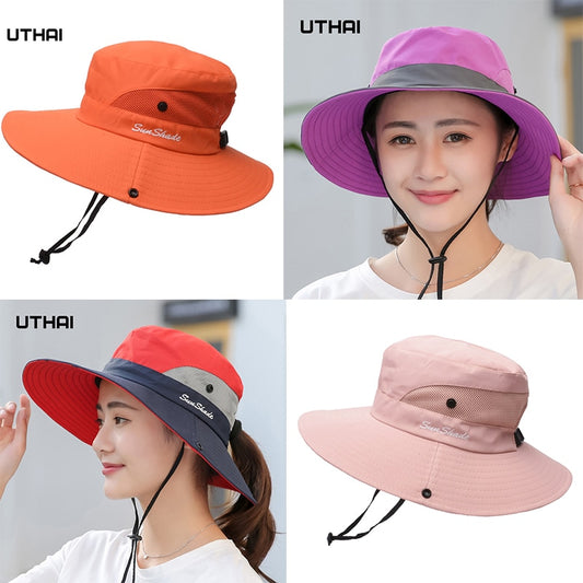 Fisherman Protection Hat Ponytail Cap Summer Hat