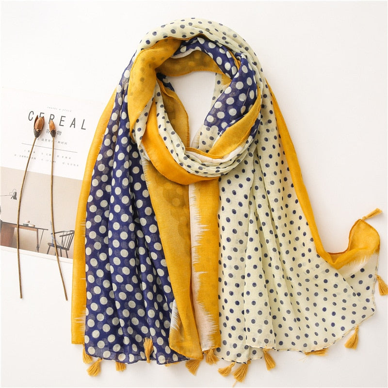 cotton scarf with tassel fashion wraps shawls hijabs