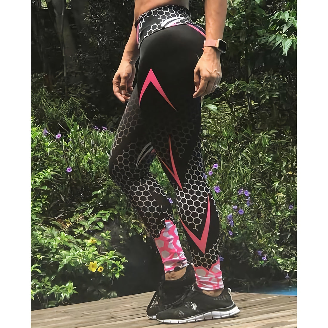 Workout Sporting Elastic Force Breathable Fitness Leggings