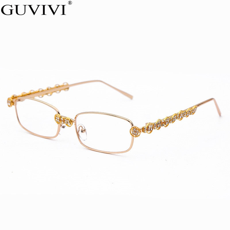 Rectangle Rhinestone  Steampunk Diamond Sun Glasses Crystal Vintage